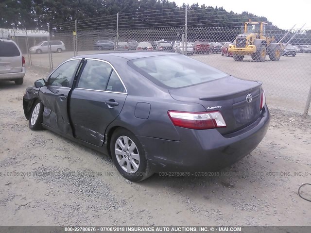 4T1BB46K58U044353 - 2008 TOYOTA CAMRY HYBRID GRAY photo 3