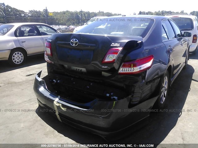 4T1BF3EK7BU682756 - 2011 TOYOTA CAMRY SE/LE/XLE GRAY photo 6