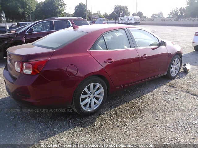 1G11E5SA8DF335205 - 2013 CHEVROLET MALIBU 2LT RED photo 4