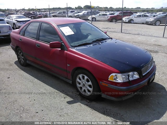 YV1VS2555YF483312 - 2000 VOLVO S40 RED photo 6