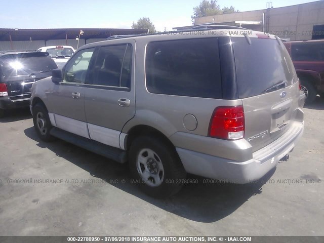 1FMRU15W33LC58753 - 2003 FORD EXPEDITION XLT GOLD photo 3