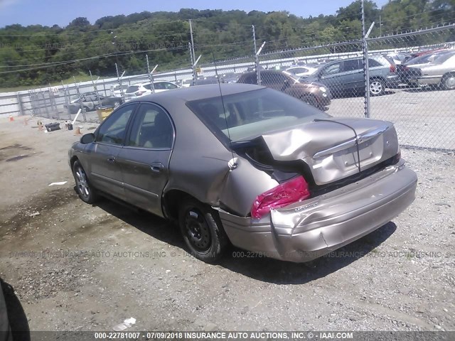 1MEFM50243A611577 - 2003 MERCURY SABLE GS GOLD photo 3