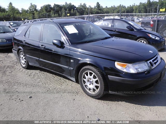 YS3ED58E813043887 - 2001 SAAB 9-5 BLACK photo 1