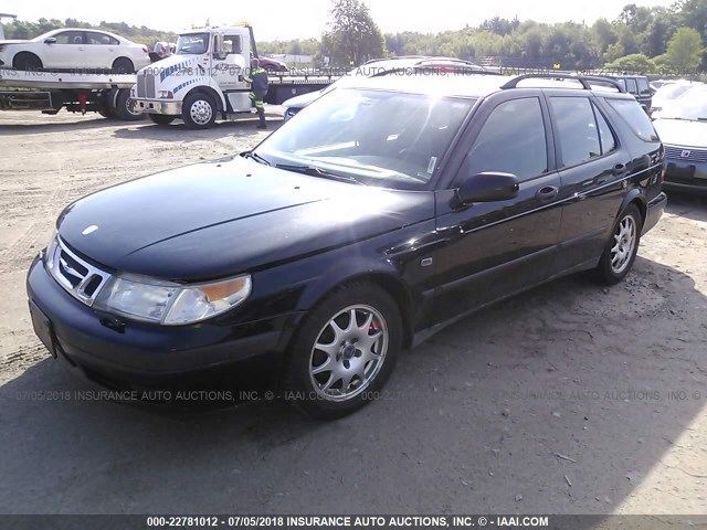 YS3ED58E813043887 - 2001 SAAB 9-5 BLACK photo 2