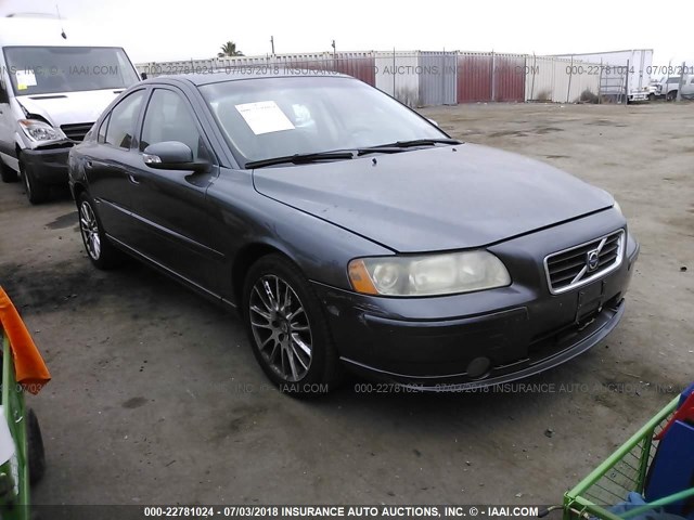 YV1RS592872635432 - 2007 VOLVO S60 2.5T GRAY photo 1