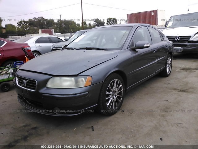 YV1RS592872635432 - 2007 VOLVO S60 2.5T GRAY photo 2