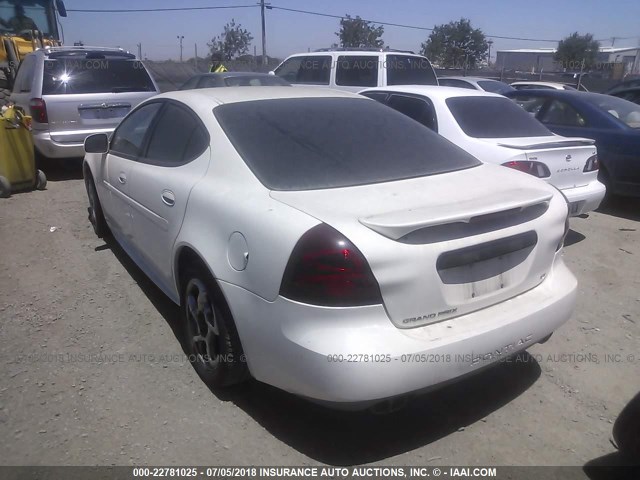 2G2WR554371103683 - 2007 PONTIAC GRAND PRIX GT WHITE photo 3