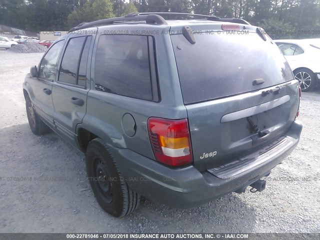 1J4GX48S04C129118 - 2004 JEEP GRAND CHEROKEE LAREDO/COLUMBIA/FREEDOM 绿色 照片 3