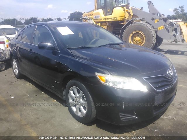 4T1BF3EK6BU671456 - 2011 TOYOTA CAMRY SE/LE/XLE BLACK photo 1