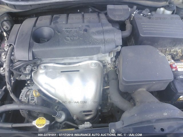 4T1BF3EK6BU671456 - 2011 TOYOTA CAMRY SE/LE/XLE BLACK photo 10