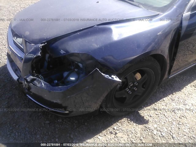 1G1ZC5EB8A4158966 - 2010 CHEVROLET MALIBU 1LT 蓝色 照片 6