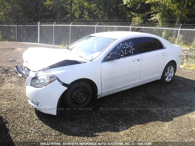 1G1ZA5E04CF394705 - 2012 CHEVROLET MALIBU LS თეთრი ფოტო 2