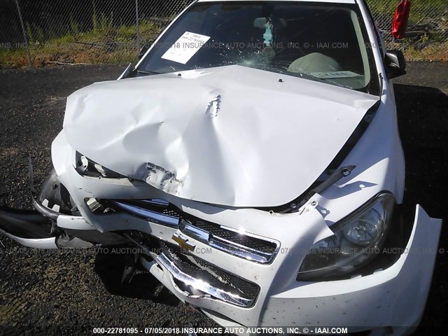 1G1ZA5E04CF394705 - 2012 CHEVROLET MALIBU LS თეთრი ფოტო 6
