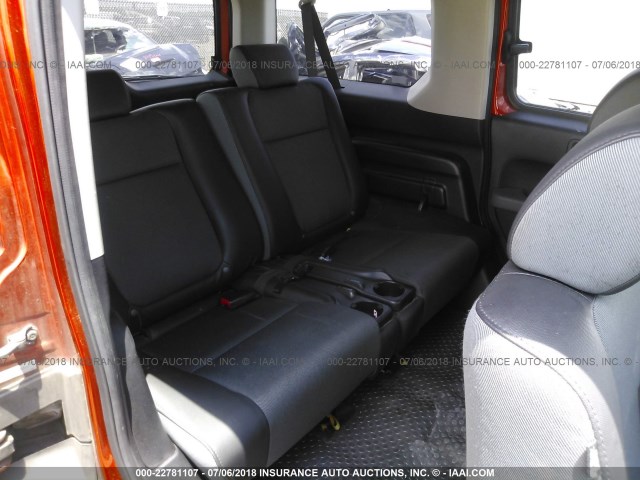 5J6YH18655L003194 - 2005 HONDA ELEMENT EX ORANGE photo 8