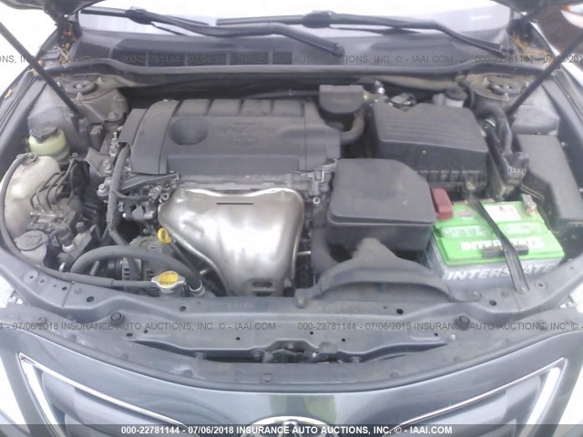 4T1BF3EK1BU121727 - 2011 TOYOTA CAMRY SE/LE/XLE GRAY photo 10
