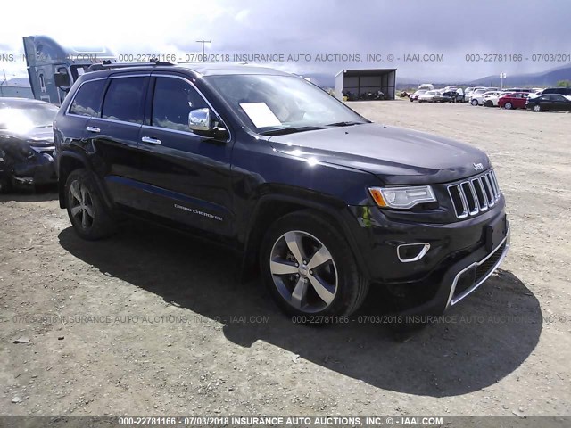 1C4RJFBG5FC712335 - 2015 JEEP GRAND CHEROKEE LIMITED BLACK photo 1