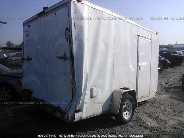 53NBE1210F1030435 - 2015 DIAMOND STEEL COMPANY TRAILER  WHITE photo 4