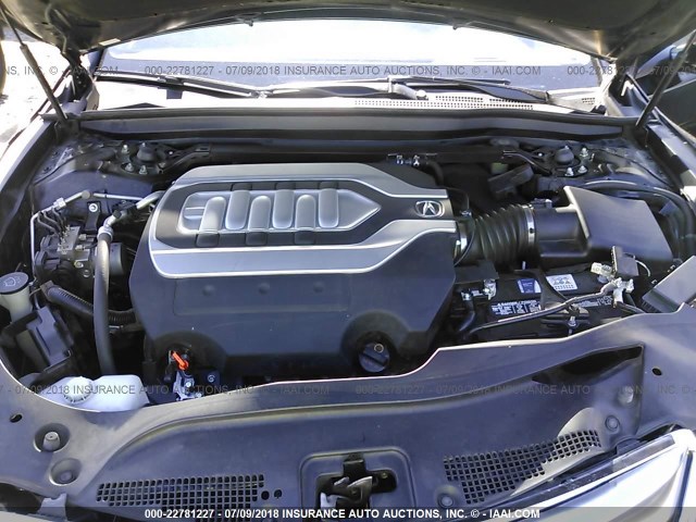 JH4KC1F96GC000667 - 2016 ACURA RLX ADVANCE შავი ფოტო 10