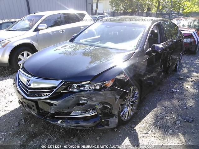 JH4KC1F96GC000667 - 2016 ACURA RLX ADVANCE შავი ფოტო 2