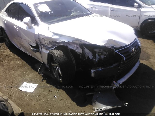 JTHBA1D26H5044850 - 2017 LEXUS IS 200T WHITE photo 6