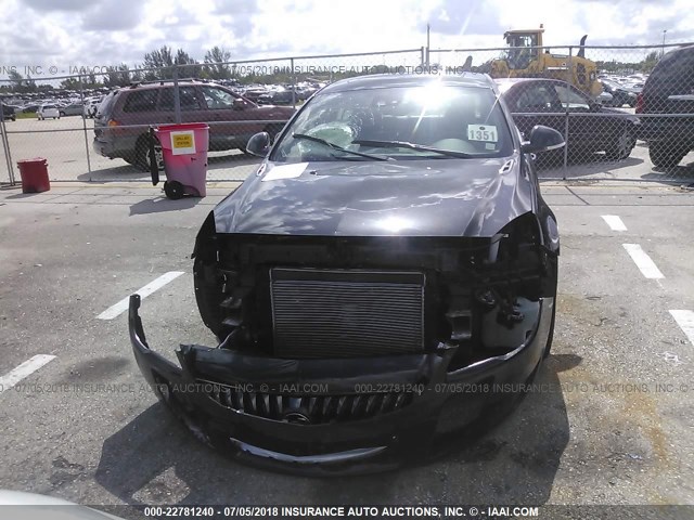 2G4GT5GX7E9226213 - 2014 BUICK REGAL GS BLACK photo 6