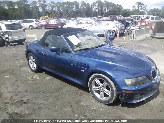 WBACN334X1LM00630 - 2001 BMW Z3 2.5 BLUE photo 1