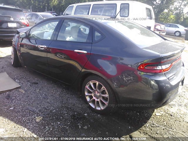 1C3CDFCA7DD285453 - 2013 DODGE DART LIMITED/R/T GRAY photo 3