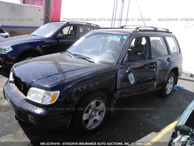 JF1SF65672H740016 - 2002 SUBARU FORESTER S 黑色 照片 2