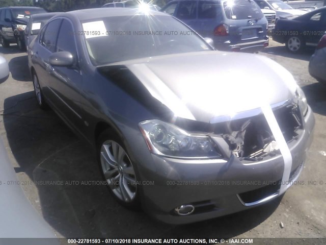 JNKCY01E69M801584 - 2009 INFINITI M35 SPORT GRAY photo 1