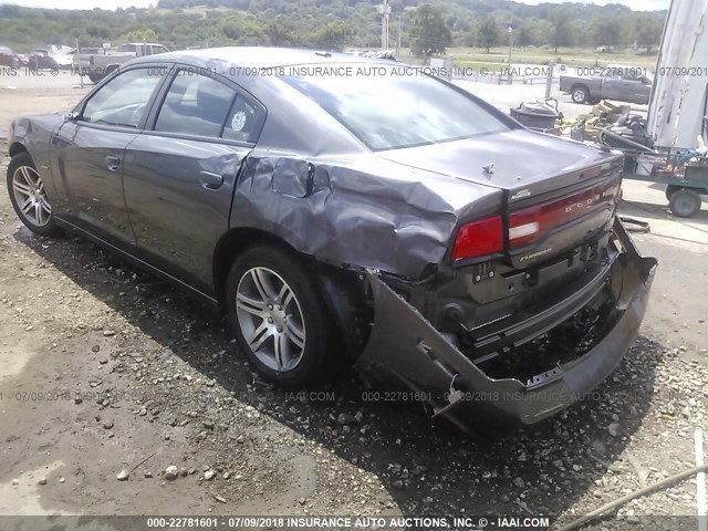 2C3CDXCTXEH185794 - 2014 DODGE CHARGER R/T GRAY photo 6