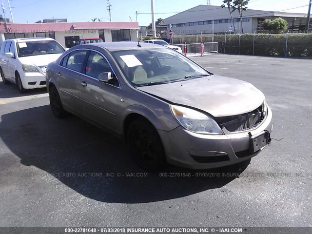 1G8ZS57N57F210630 - 2007 SATURN AURA XE Dark Brown photo 1