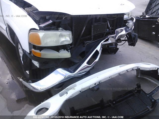 1GTEC19TX5Z274406 - 2005 GMC NEW SIERRA C1500 WHITE photo 6