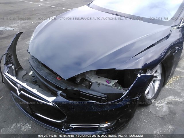 5YJSA1CN0DFP13961 - 2013 TESLA MODEL S Dark Blue photo 6