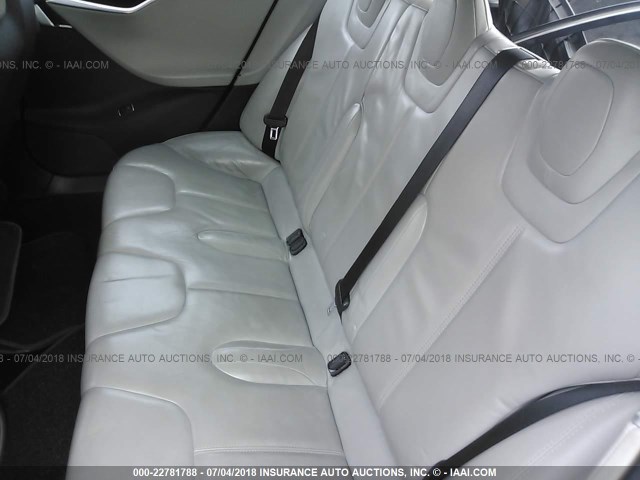 5YJSA1CN0DFP13961 - 2013 TESLA MODEL S Dark Blue photo 8