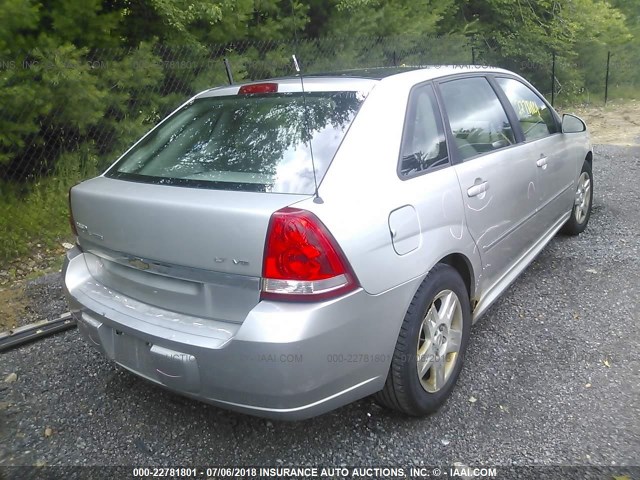 1G1ZT61866F184574 - 2006 CHEVROLET MALIBU MAXX LT SILVER photo 4