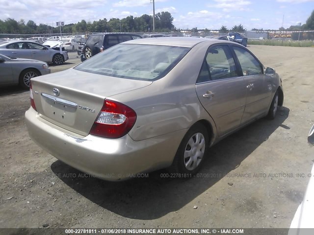 4T1BE32K92U007000 - 2002 TOYOTA CAMRY LE/XLE/SE 棕色 照片 4