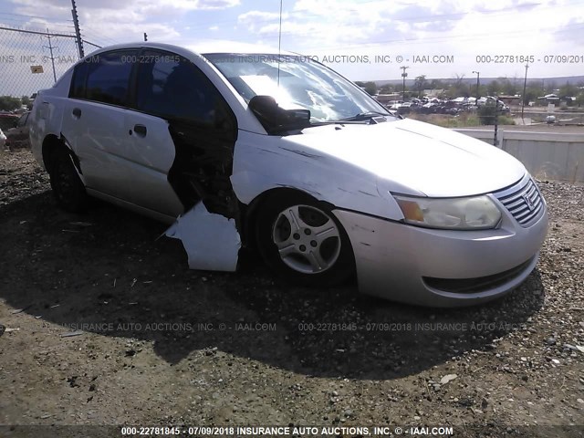 1G8AG52F15Z146712 - 2005 SATURN ION LEVEL 1 SILVER photo 1