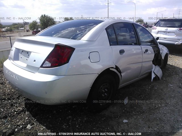 1G8AG52F15Z146712 - 2005 SATURN ION LEVEL 1 SILVER photo 4