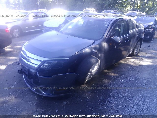 3FAHP0JG7CR328195 - 2012 FORD FUSION SEL GRAY photo 6