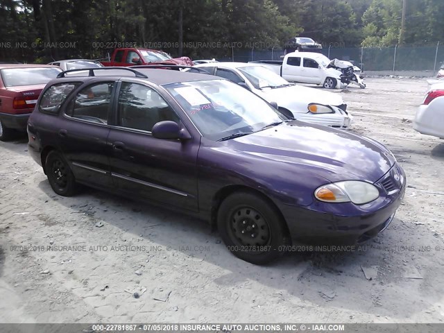 KMHJW35F0YU167525 - 2000 HYUNDAI ELANTRA GLS MAROON photo 1