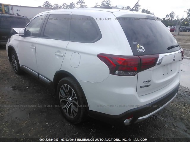 JA4AD3A39GZ042900 - 2016 MITSUBISHI OUTLANDER SE/SEL WHITE photo 3