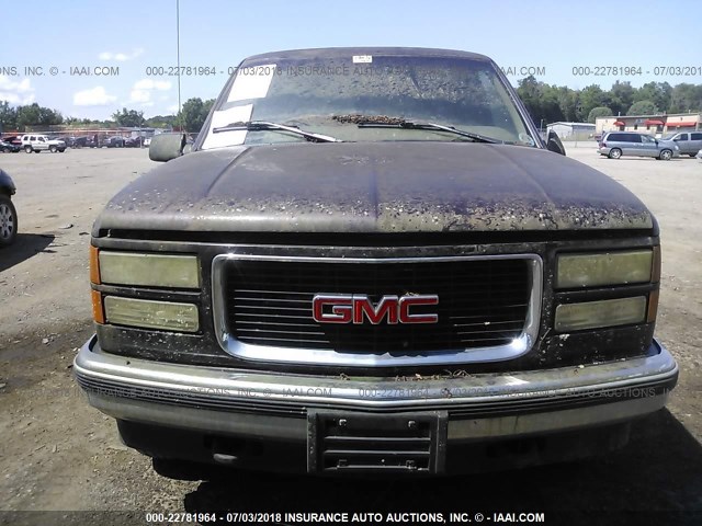 1GKFK16R9VJ741074 - 1997 GMC SUBURBAN K1500 BURGUNDY photo 6