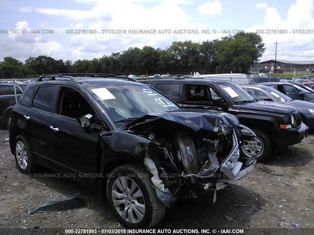 5J8TB2H20BA006310 - 2011 ACURA RDX BLACK photo 1