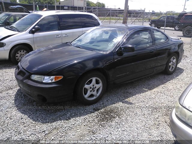 1G2WP12K3XF313078 - 1999 PONTIAC GRAND PRIX GT BLACK photo 2