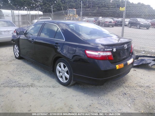 4T1BE46K19U337045 - 2009 TOYOTA CAMRY SE/LE/XLE 黑色 照片 3