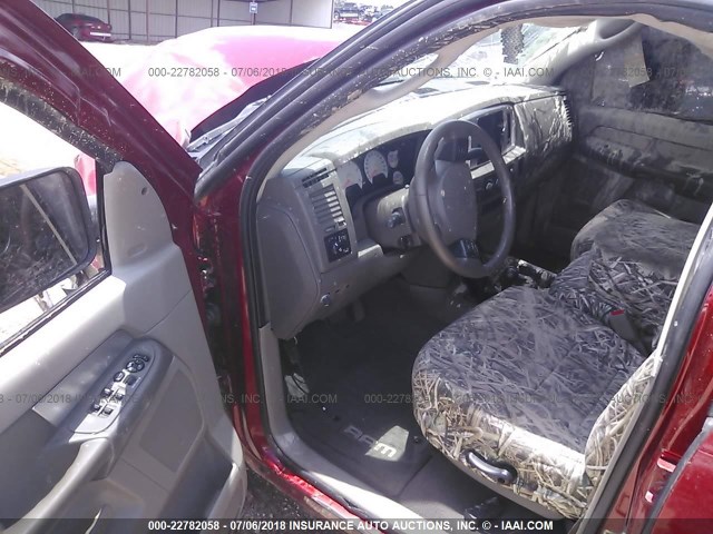1D7KS28C87J535889 - 2007 DODGE RAM 2500 ST/SLT 红色 照片 5