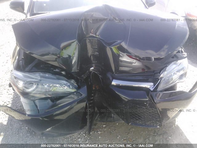 4T1BF1FK9HU273993 - 2017 TOYOTA CAMRY LE/XLE/SE/XSE BLACK photo 6