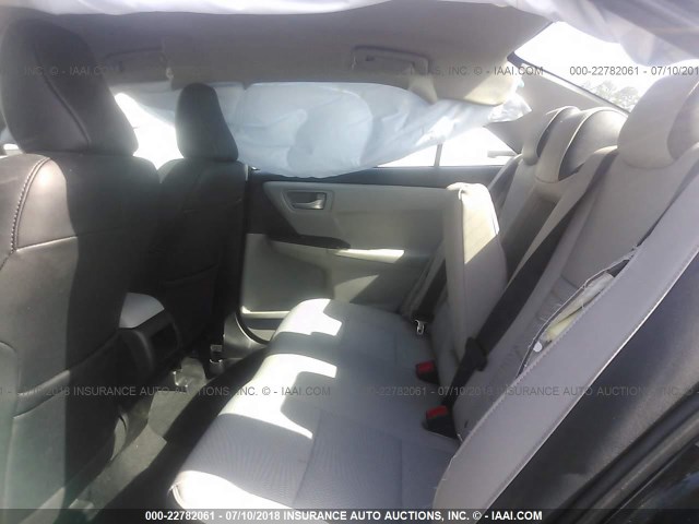 4T1BF1FK9HU273993 - 2017 TOYOTA CAMRY LE/XLE/SE/XSE BLACK photo 8