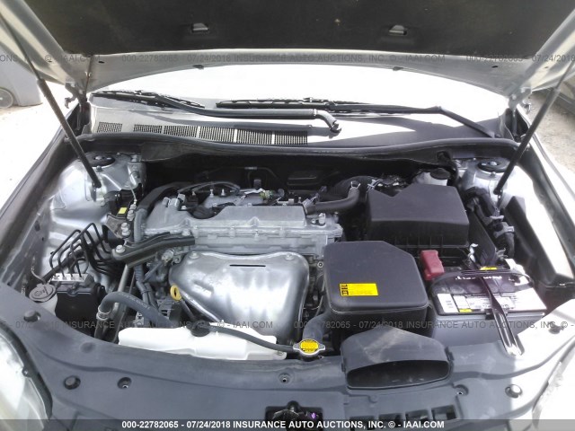 4T1BF1FK1FU024861 - 2015 TOYOTA CAMRY LE/XLE/SE/XSE SILVER photo 10