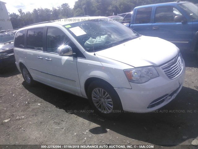 2C4RC1CG8GR222508 - 2016 CHRYSLER TOWN & COUNTRY TOURING L WHITE photo 1